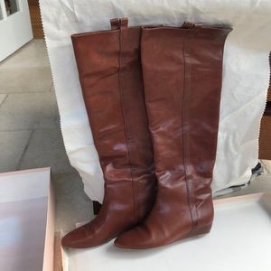 Loeffler Randall Over the Knee Boots leather